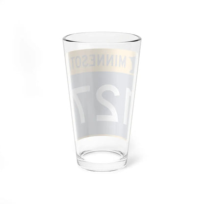 MN-127 (Minnesota) (Road Sign) Pint Glass 16oz - Go Mug Yourself