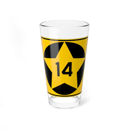 MN-14 1920 (Minnesota) (Road Sign) Pint Glass 16oz 16oz - Go Mug Yourself