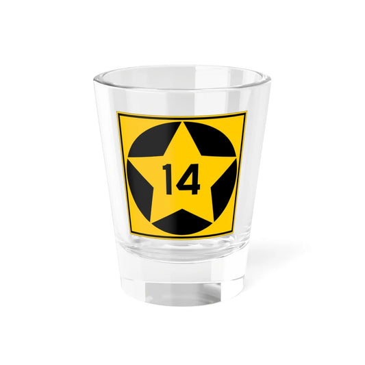 MN-14 1920 (Minnesota) (Road Sign) Shot Glass 1.5oz 1.5oz - Go Mug Yourself