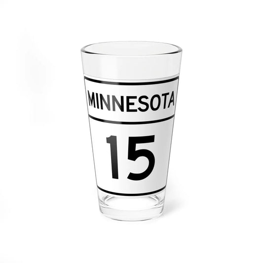 MN-15 1948 (Minnesota) (Road Sign) Pint Glss 16oz 16oz - Go Mug Yourself