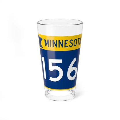 MN-156 (Minnesota) (Road Sign) Pint Glass 16oz 16oz - Go Mug Yourself