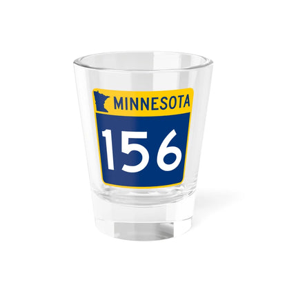 MN-156 (Minnesota) (Road Sign) Shot Glass 1.5oz 1.5oz - Go Mug Yourself