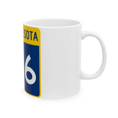 MN-156 (Minnesota) (Road Sign) White Coffee Mug - Go Mug Yourself