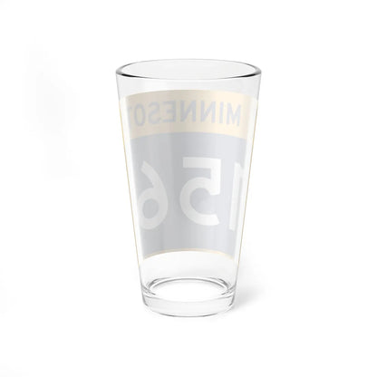 MN-156 wide (Minnesota) (Road Sign) Pint Glass 16oz - Go Mug Yourself