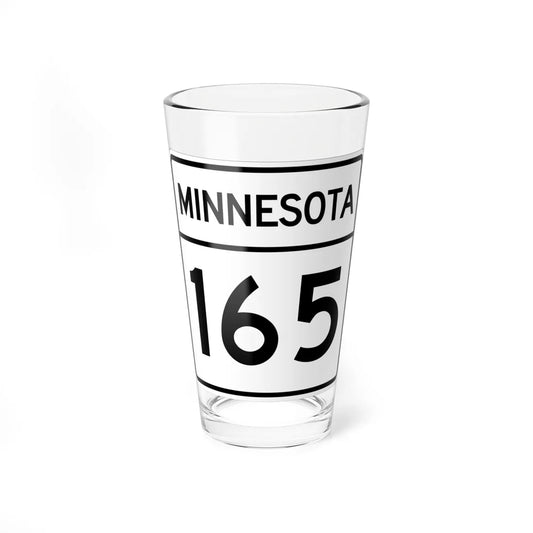 MN-165 1948 (Minnesota) (Road Sign) Pint Glass 16oz 16oz - Go Mug Yourself