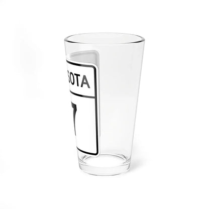 MN-17 1948 (Minnesota) (Road Sign) Pint Glass 16oz - Go Mug Yourself