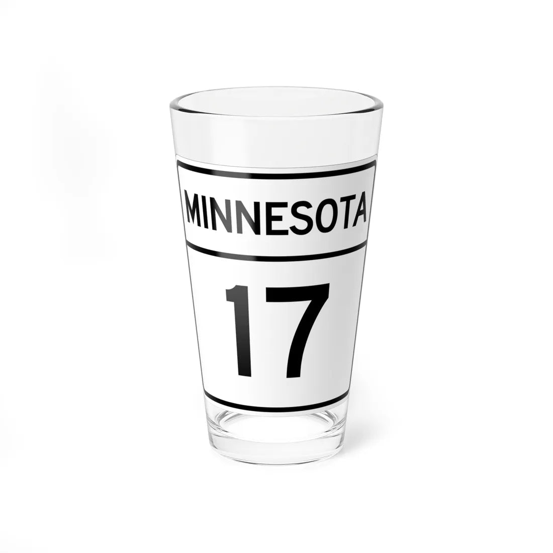 MN-17 1948 (Minnesota) (Road Sign) Pint Glss 16oz 16oz - Go Mug Yourself