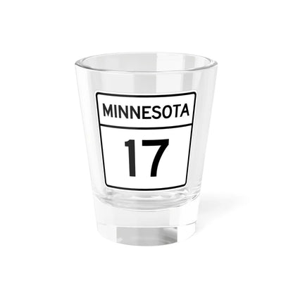 MN-17 1948 (Minnesota) (Road Sign) Shot Glass 1.5oz 1.5oz - Go Mug Yourself