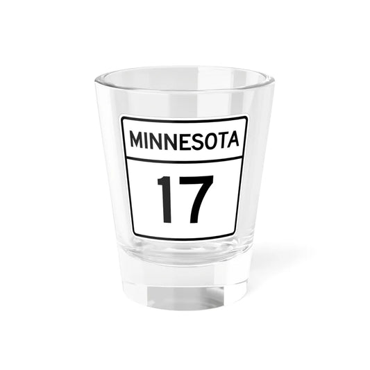 MN-17 1948 (Minnesota) (Road Sign) Shot Glass 1.5oz 1.5oz - Go Mug Yourself