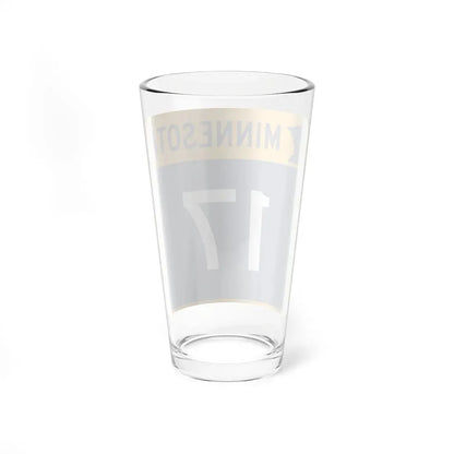 MN-17 (Minnesota) (Road Sign) Pint Glass 16oz - Go Mug Yourself