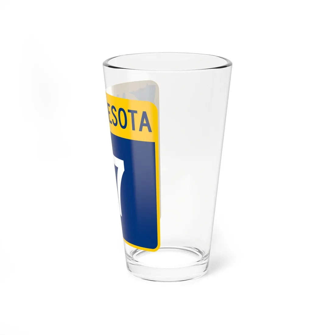 MN-17 (Minnesota) (Road Sign) Pint Glss 16oz - Go Mug Yourself
