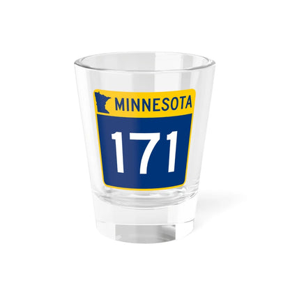 MN-171 (Minnesota) (Road Sign) Shot Glass 1.5oz 1.5oz - Go Mug Yourself