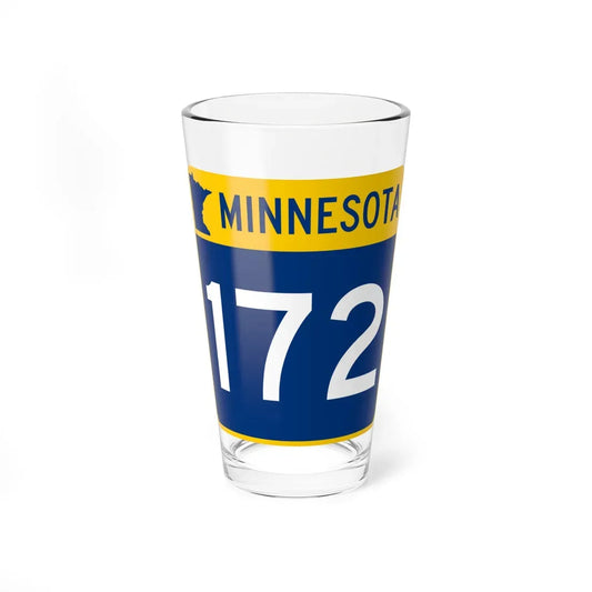 MN-172 (Minnesota) (Road Sign) Pint Glass 16oz 16oz - Go Mug Yourself