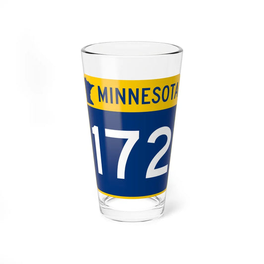 MN-172 (Minnesota) (Road Sign) Pint Glss 16oz 16oz - Go Mug Yourself