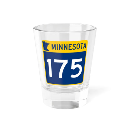 MN-175 (Minnesota) (Road Sign) Shot Glass 1.5oz 1.5oz - Go Mug Yourself
