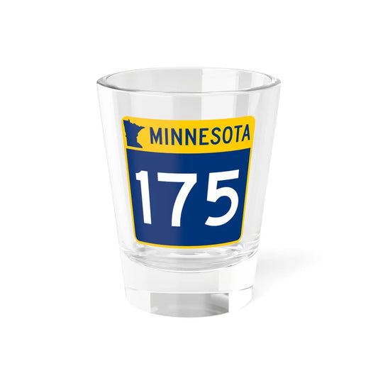 MN-175 (Minnesota) (Road Sign) Shot Glass 1.5oz 1.5oz - Go Mug Yourself