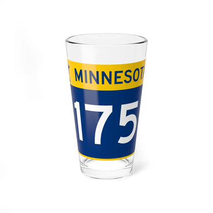 MN-175 wide (Minnesota) (Road Sign) Pint Glass 16oz 16oz - Go Mug Yourself