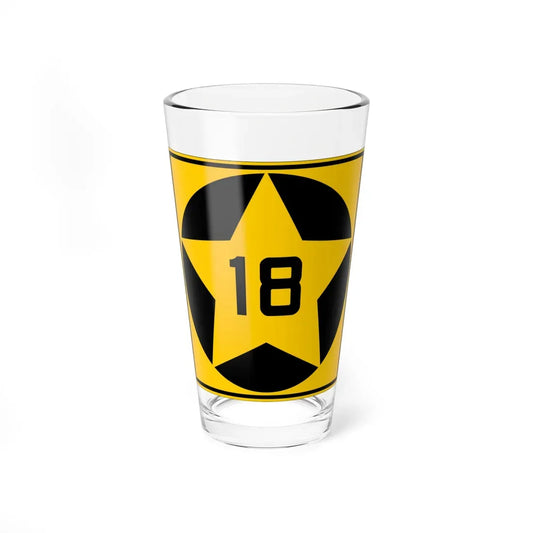 MN-18 1920 (Minnesota) (Road Sign) Pint Glass 16oz 16oz - Go Mug Yourself