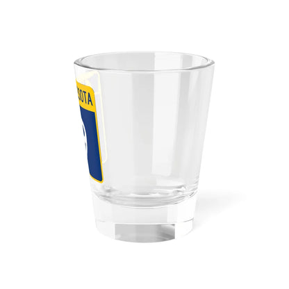 MN-19 (Minnesota) (Road Sign) Shot Glass 1.5oz - Go Mug Yourself