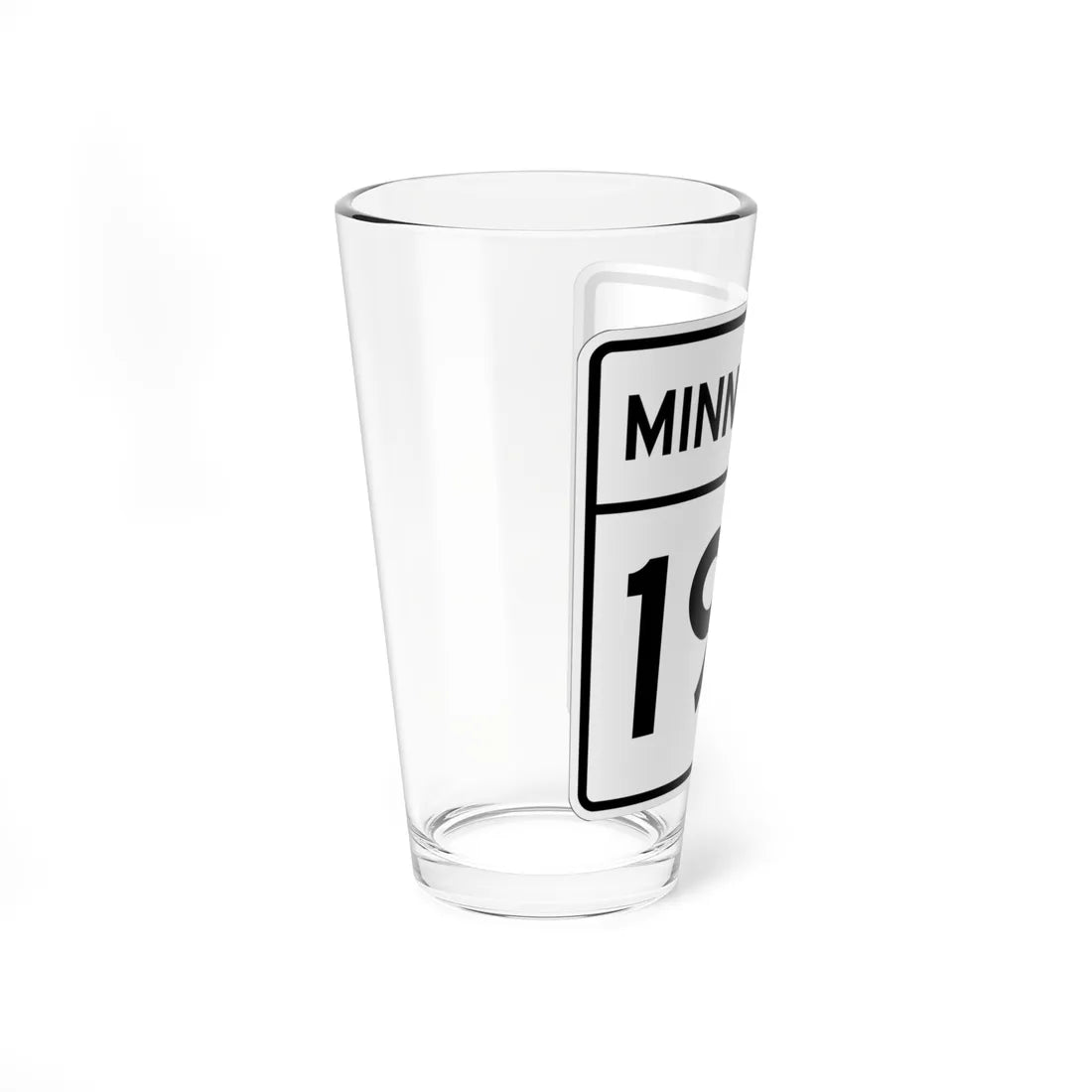 MN-190 1948 (Minnesota) (Road Sign) Pint Glass 16oz - Go Mug Yourself