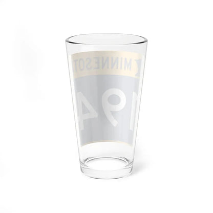 MN-194 (Minnesota) (Road Sign) Pint Glass 16oz - Go Mug Yourself