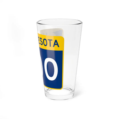 MN-200 wide (Minnesota) (Road Sign) Pint Glass 16oz - Go Mug Yourself