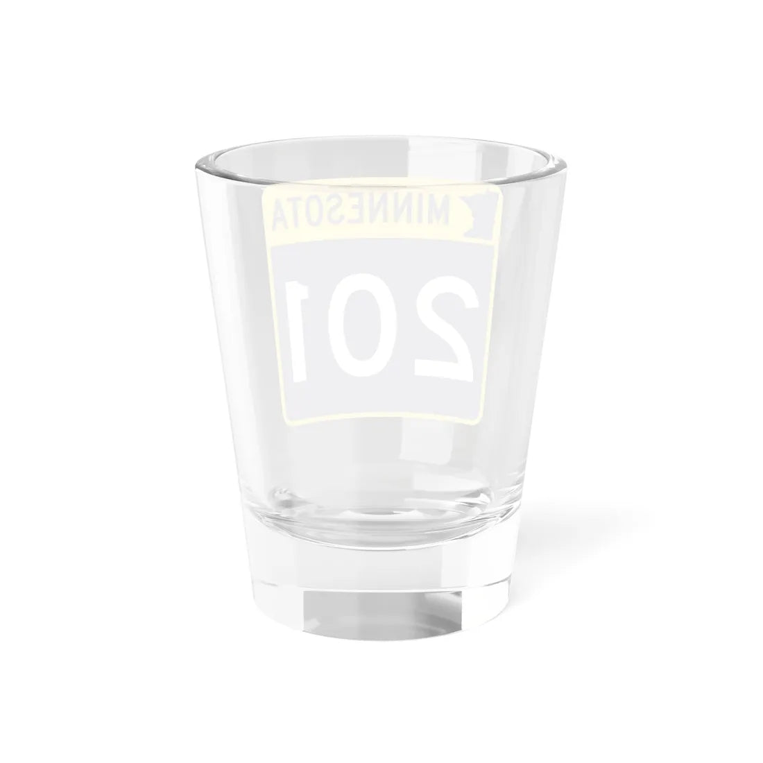 MN-201 (Minnesota) (Road Sign) Shot Glass 1.5oz - Go Mug Yourself