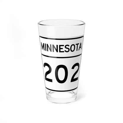 MN-202 1948 (Minnesota) (Road Sign) Pint Glass 16oz - Go Mug Yourself