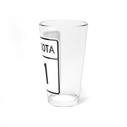 MN-21 1948 (Minnesota) (Road Sign) Pint Glass 16oz - Go Mug Yourself