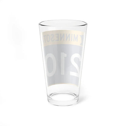 MN-210 (Minnesota) (Road Sign) Pint Glass 16oz - Go Mug Yourself