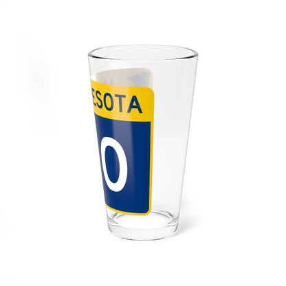 MN-210 wide (Minnesota) (Road Sign) Pint Glass 16oz - Go Mug Yourself