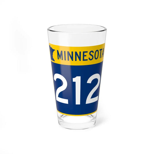 MN-212 (Minnesota) (Road Sign) Pint Glass 16oz 16oz - Go Mug Yourself
