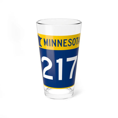MN-217 (Minnesota) (Road Sign) Pint Glss 16oz 16oz - Go Mug Yourself