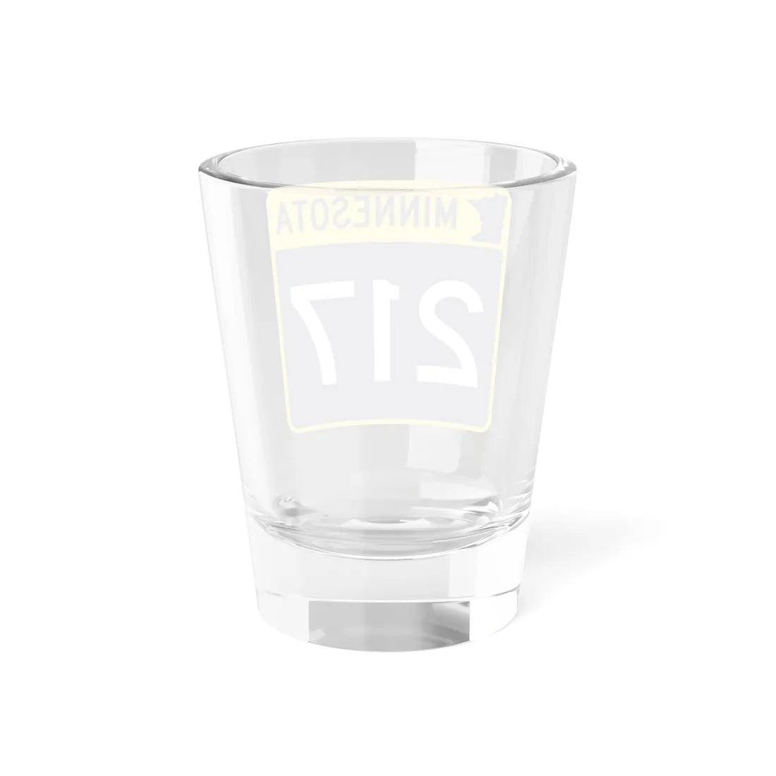 MN-217 (Minnesota) (Road Sign) Shot Glass 1.5oz - Go Mug Yourself