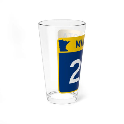 MN-217 wide (Minnesota) (Road Sign) Pint Glass 16oz - Go Mug Yourself