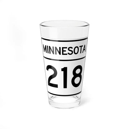 MN-218 1948 (Minnesota) (Road Sign) Pint Glass 16oz 16oz - Go Mug Yourself