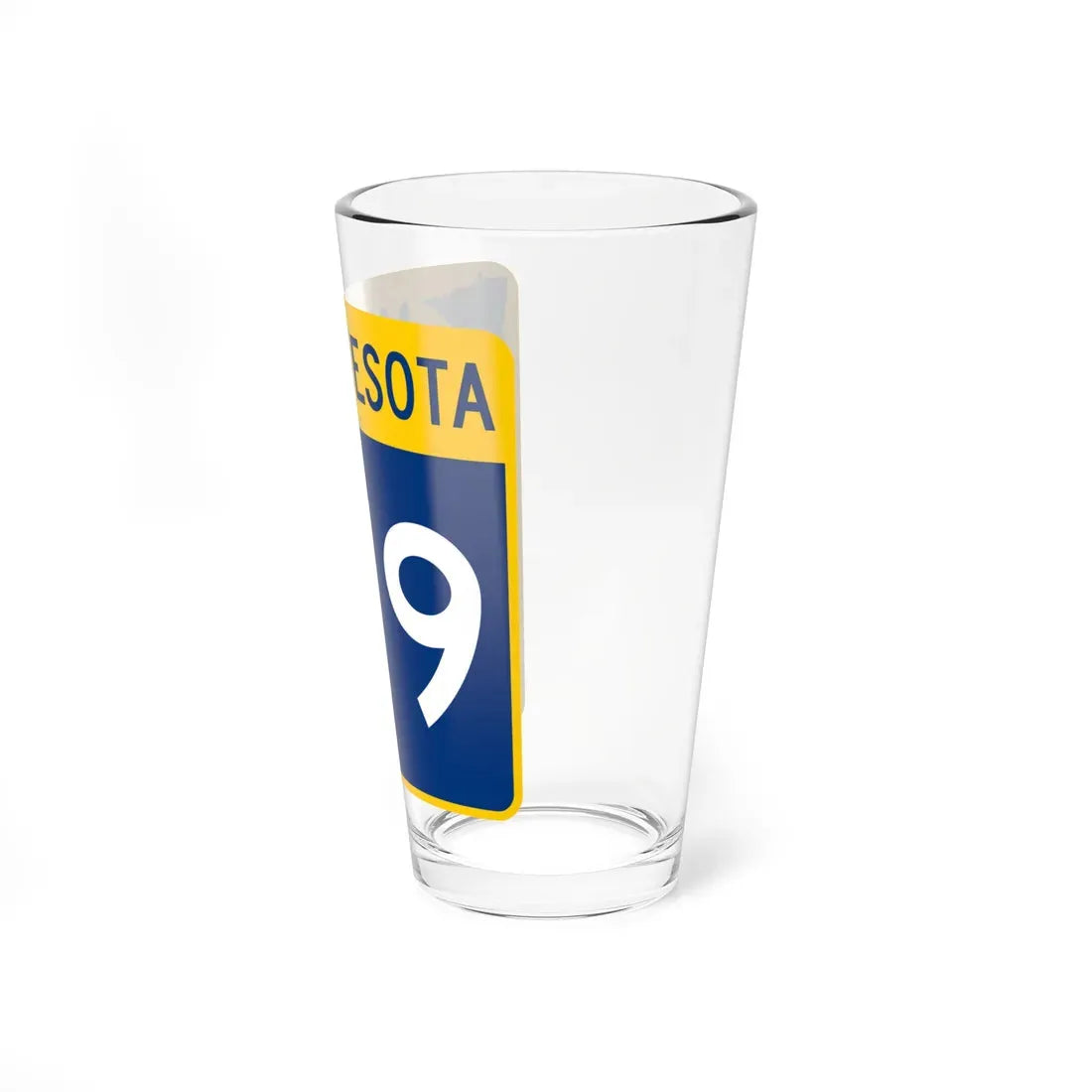 MN-219 (Minnesota) (Road Sign) Pint Glass 16oz - Go Mug Yourself