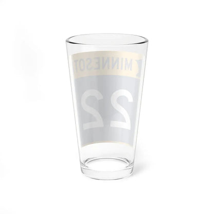 MN-22 (Minnesota) (Road Sign) Pint Glass 16oz - Go Mug Yourself