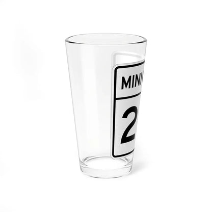 MN-221 1948 (Minnesota) (Road Sign) Pint Glass 16oz - Go Mug Yourself