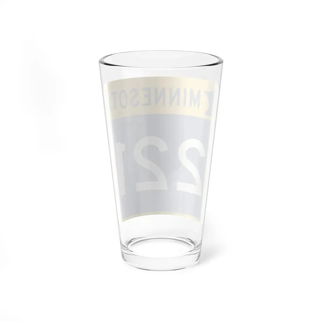 MN-221 (Minnesota) (Road Sign) Pint Glass 16oz - Go Mug Yourself