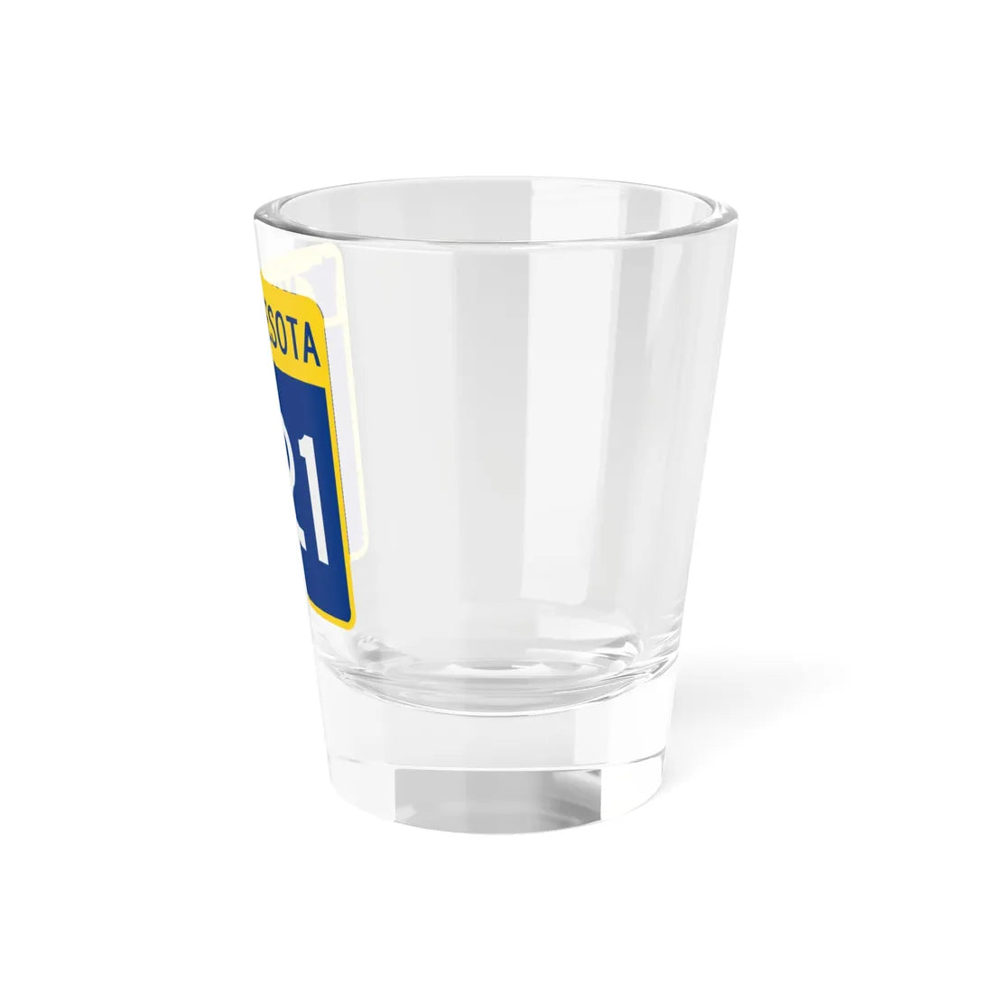 MN-221 (Minnesota) (Road Sign) Shot Glass 1.5oz - Go Mug Yourself