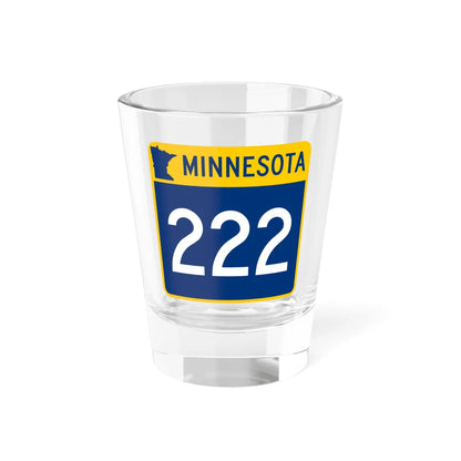 MN-222 (Minnesota) (Road Sign) Shot Glass 1.5oz 1.5oz - Go Mug Yourself