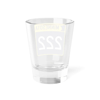 MN-222 (Minnesota) (Road Sign) Shot Glass 1.5oz - Go Mug Yourself