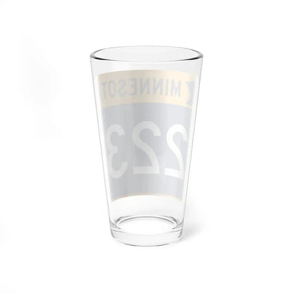 MN-223 (Minnesota) (Road Sign) Pint Glass 16oz - Go Mug Yourself