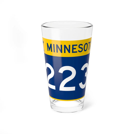MN-223 wide (Minnesota) (Road Sign) Pint Glss 16oz 16oz - Go Mug Yourself