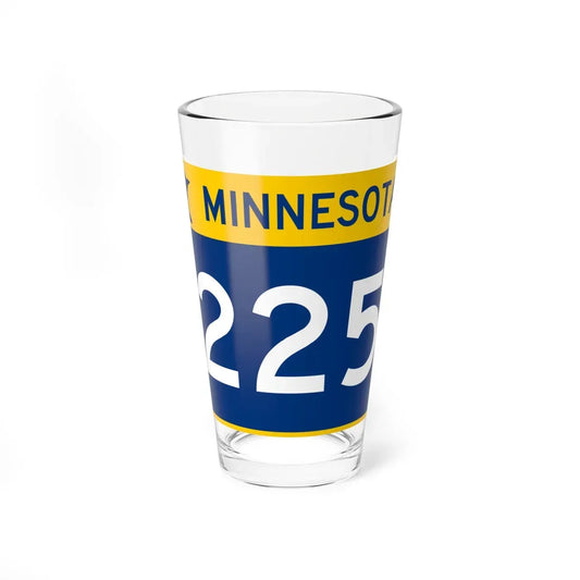 MN-225 wide (Minnesota) (Road Sign) Pint Glass 16oz 16oz - Go Mug Yourself