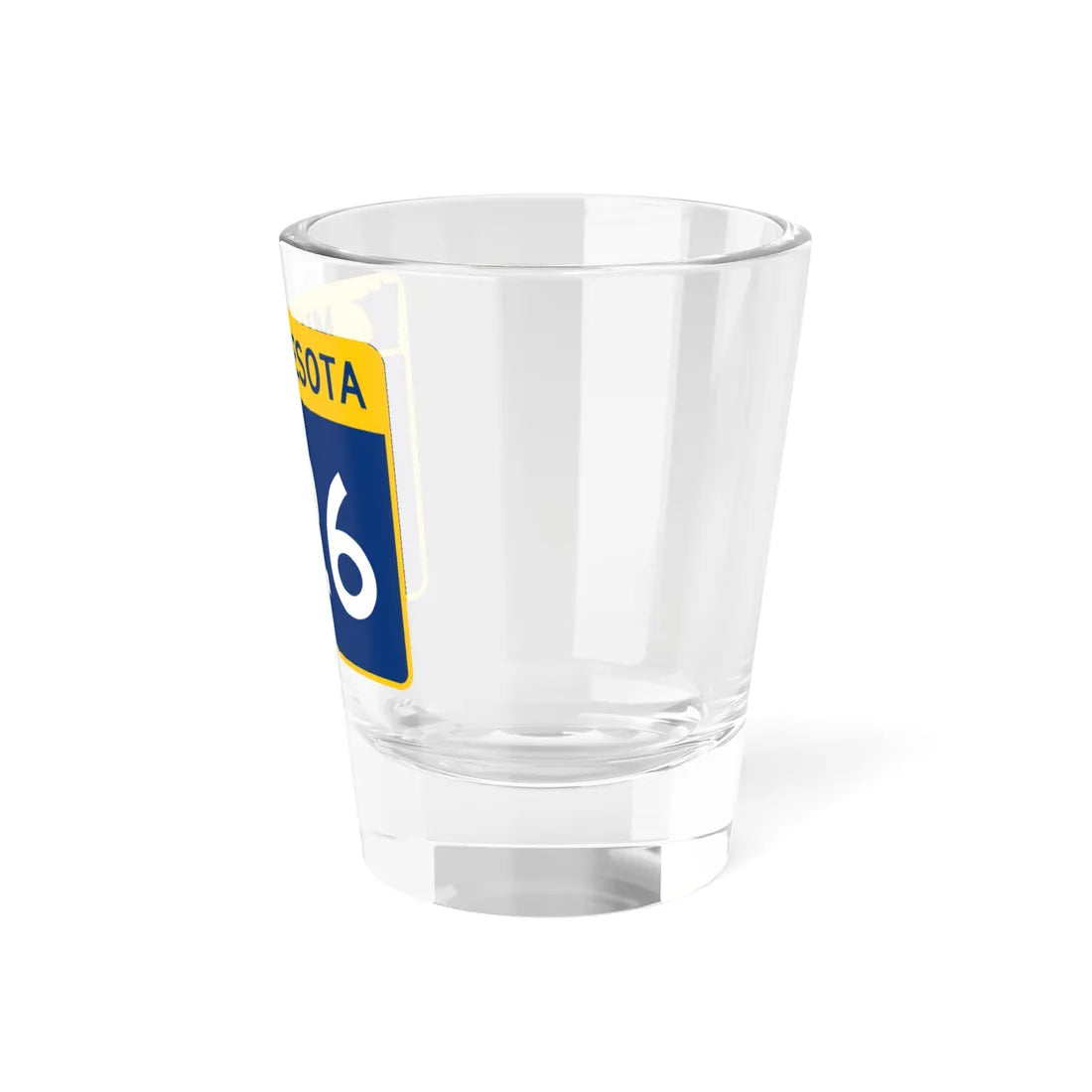 MN-226 wide (Minnesota) (Road Sign) Shot Glass 1.5oz - Go Mug Yourself