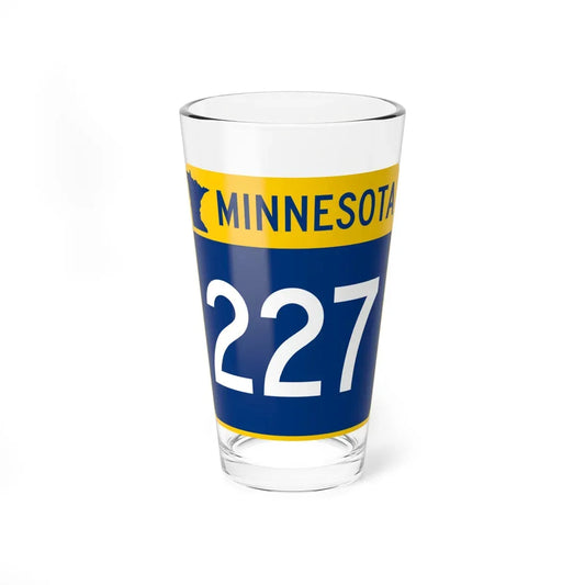 MN-227 (Minnesota) (Road Sign) Pint Glass 16oz 16oz - Go Mug Yourself