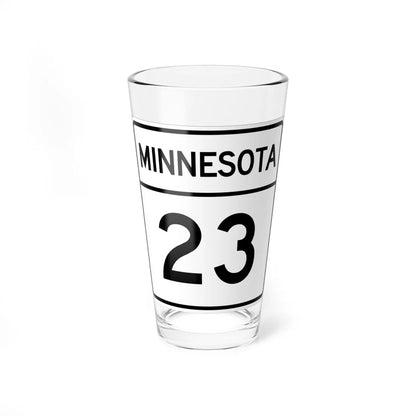 MN-23 1948 (Minnesota) (Road Sign) Pint Glass 16oz 16oz - Go Mug Yourself