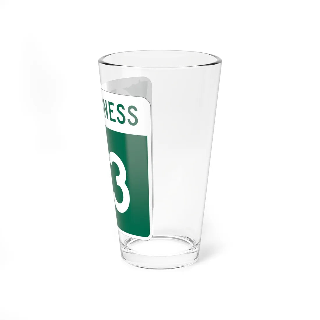 MN-23 Business (Minnesota) (Road Sign) Pint Glass 16oz - Go Mug Yourself